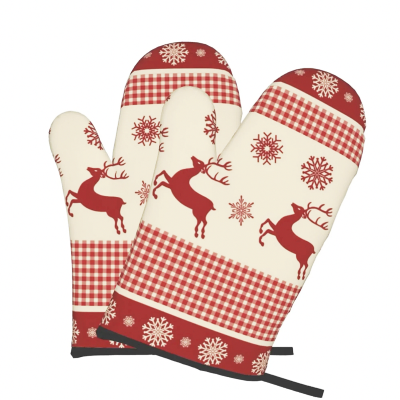 Christmas Reindeer Heat-Insulated Oven Gloves - Ronald