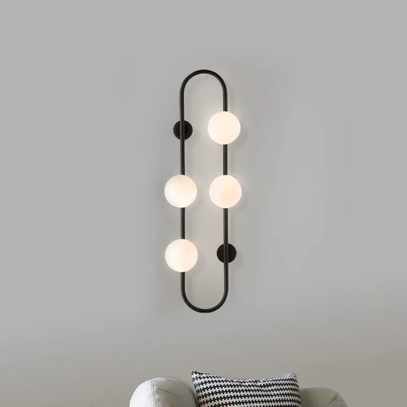 Scandinavian Capsule Wall Light - Black