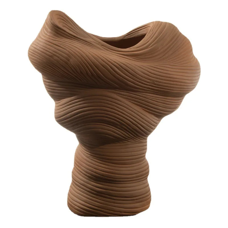 Carmen Winding Ceramic Vase - Torso