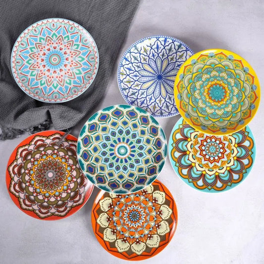 Italy Art Hand-Painted Ceramic Plates