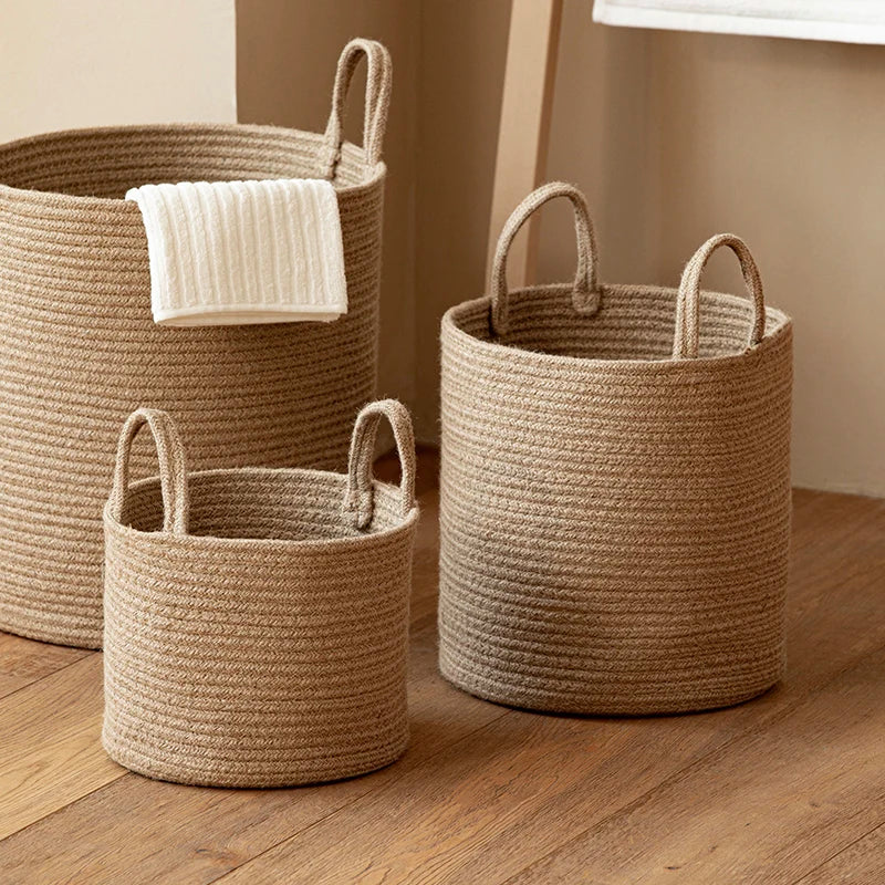 European Natural Handmade Woven Basket