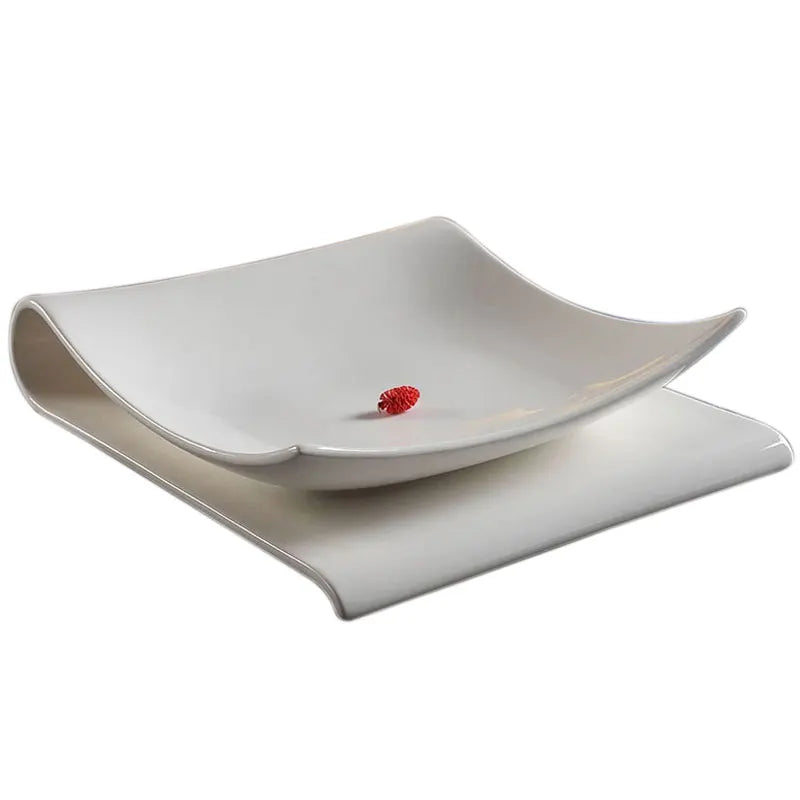 Folded Ceramic Plate