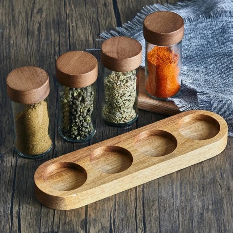 Kyoto Japanese Seasoning  Storage Jar Set