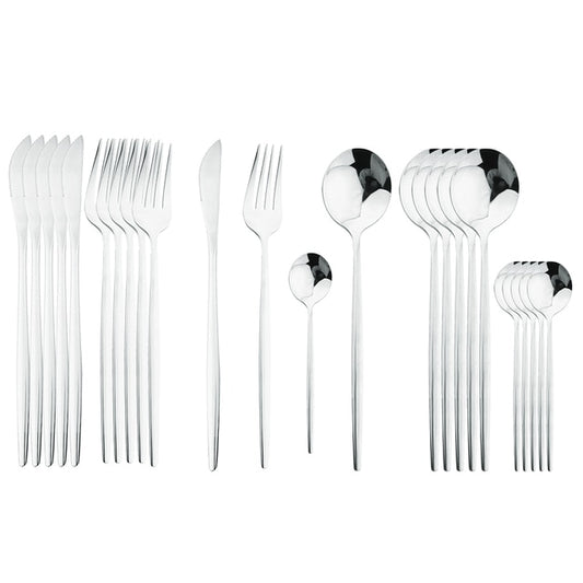 CASA 24Pcs Stainless Steel Cutlery Collection