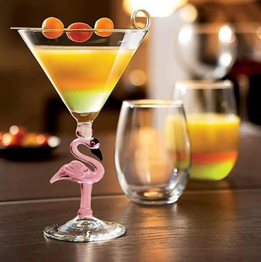 GADIMO Flamingo Cocktail Glass