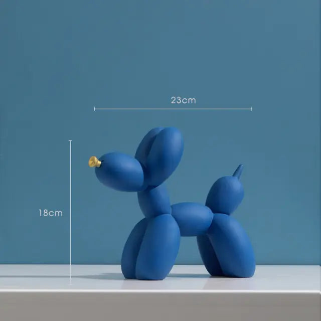 Balloon Dog Sculptures in Colour