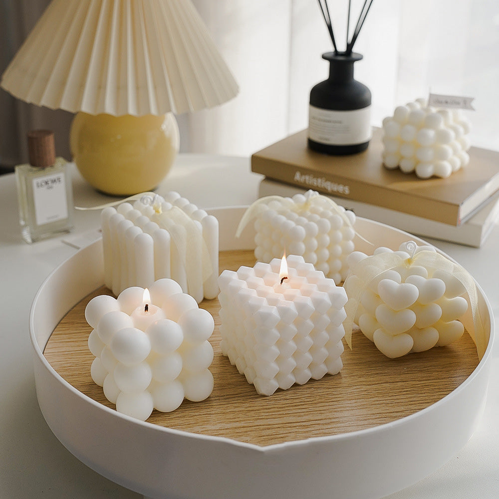 Bubbly Cute Cube Aromatic Wax Candles