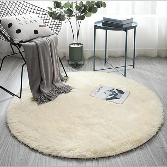 Contaré Matari Round Rug - Beige