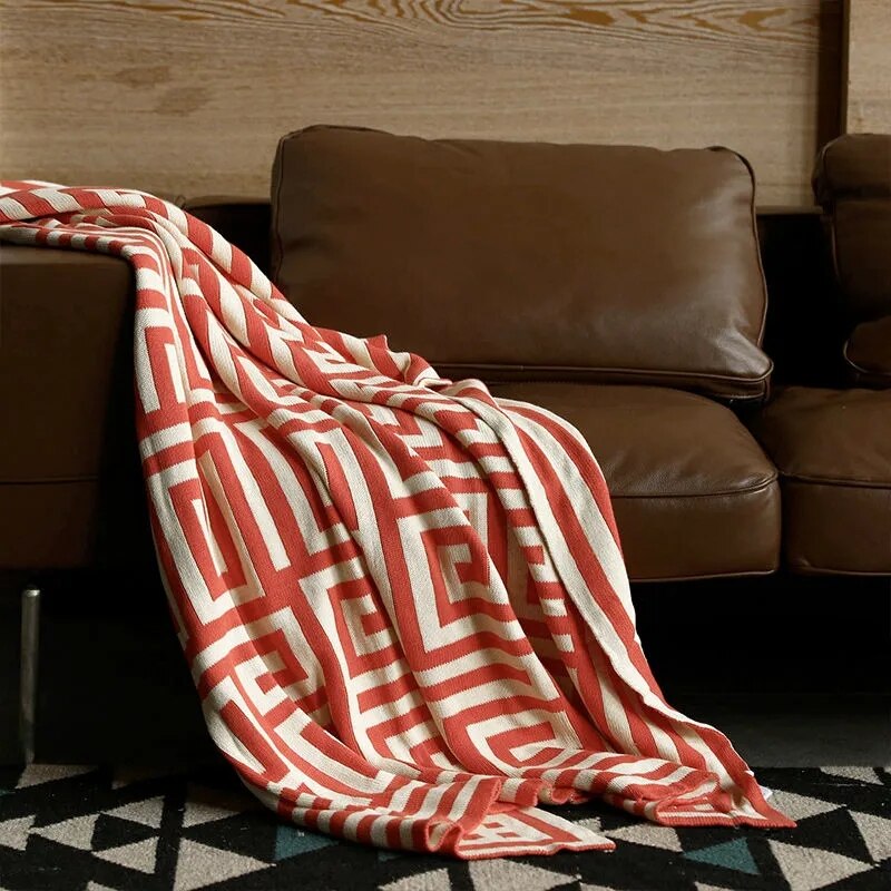 Casa Luxury Knitted Throw Blanket