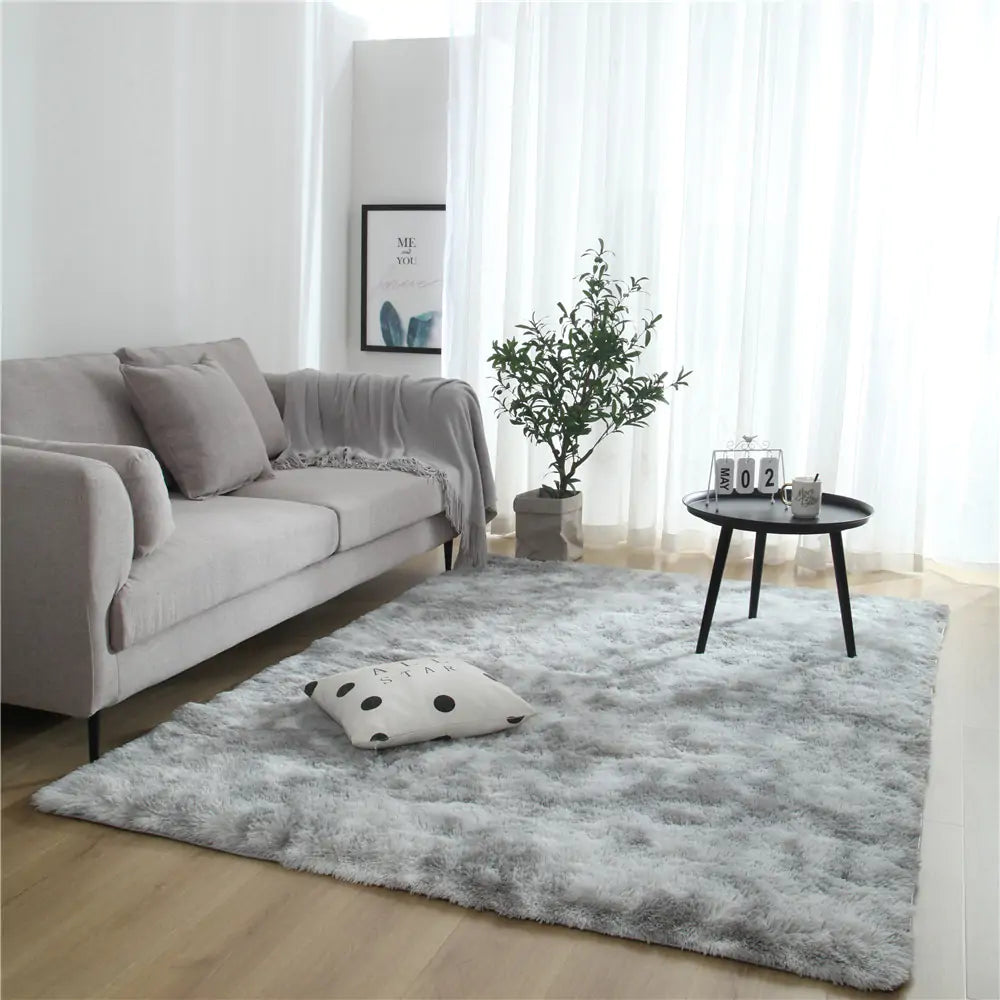 Contaré Lisboa Fluffy Carpet - Light Grey