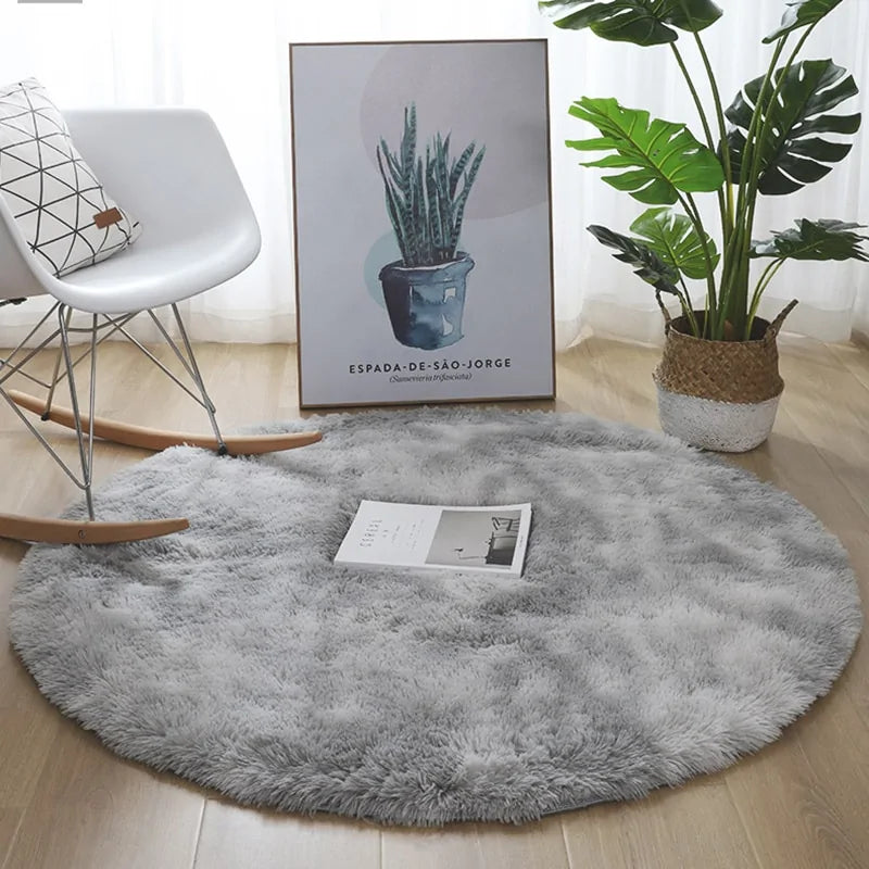 Contaré Matari Round Rug - Light Grey