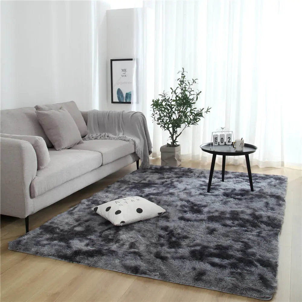 Contaré Lisboa Fluffy Carpet - Dark Grey