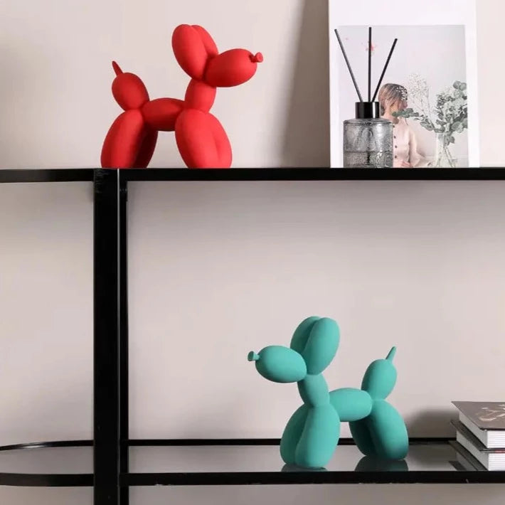 Balloon Dog Sculptures in Colour