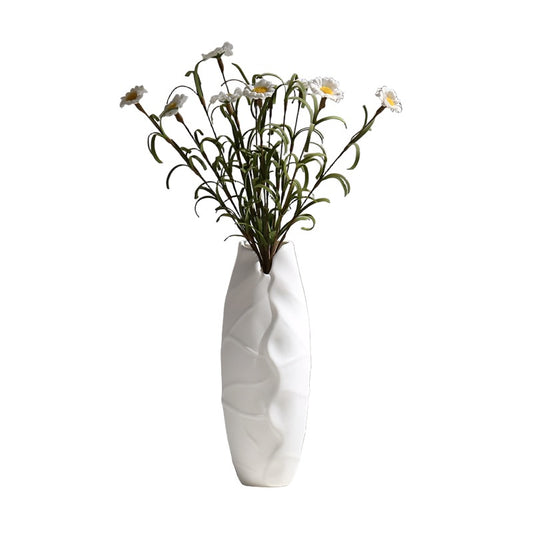 Kyathos White Ceramic Vases