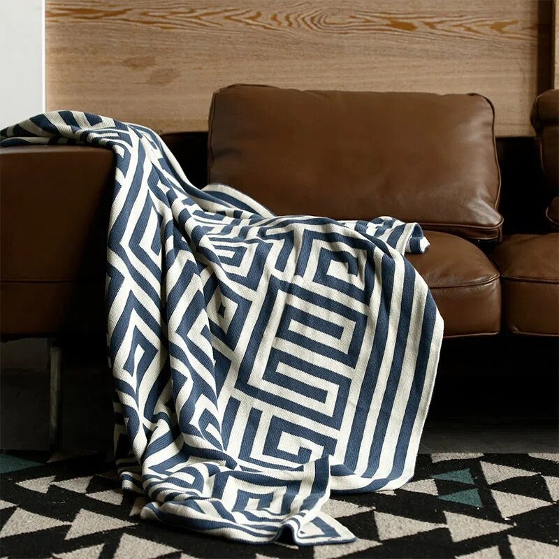 Casa Luxury Knitted Throw Blanket