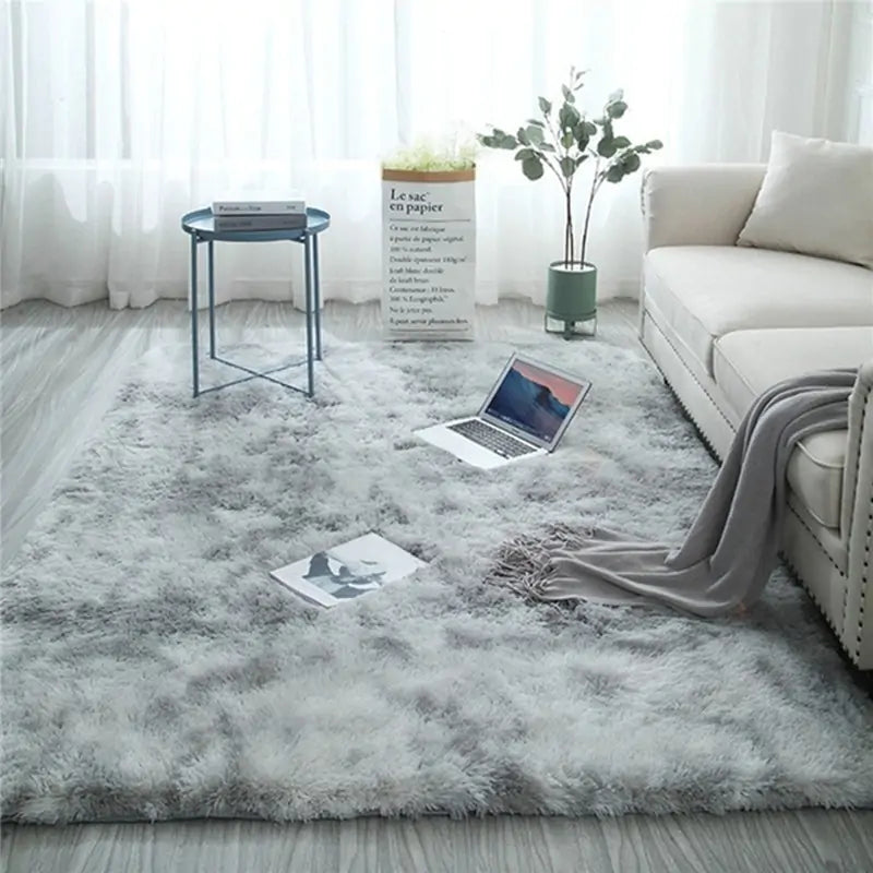 Contaré Lisboa Fluffy Carpet - Light Grey